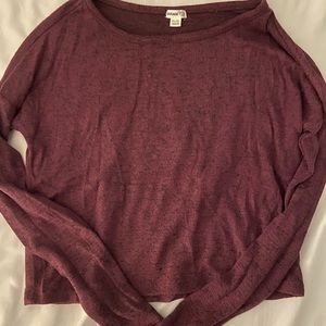 maroon sweater